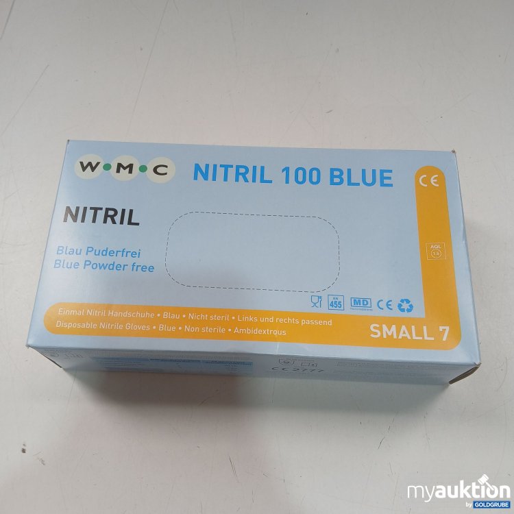 Artikel Nr. 959744: NITRIL 100 Blue Puderfrei Größe: 7 