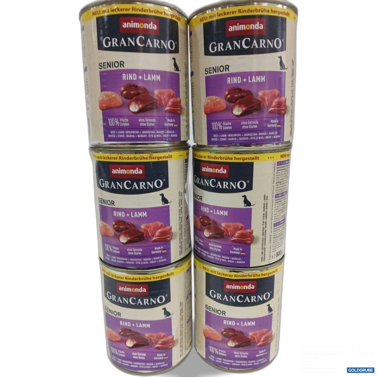 Artikel Nr. 990744 Artikel Nr. 990744: ANIMONDA GranCarno Senior Rind + Lamm 6x je 800g