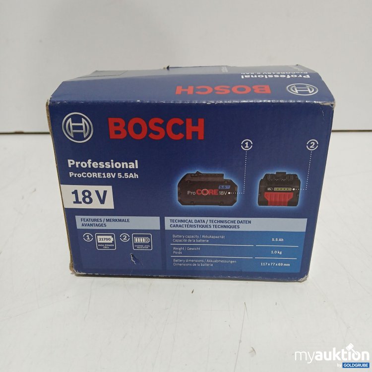 Artikel Nr. 461745 Artikel Nr. 461745: Bosch Professional ProCORE18V 5.5Ah Lithium Batterie