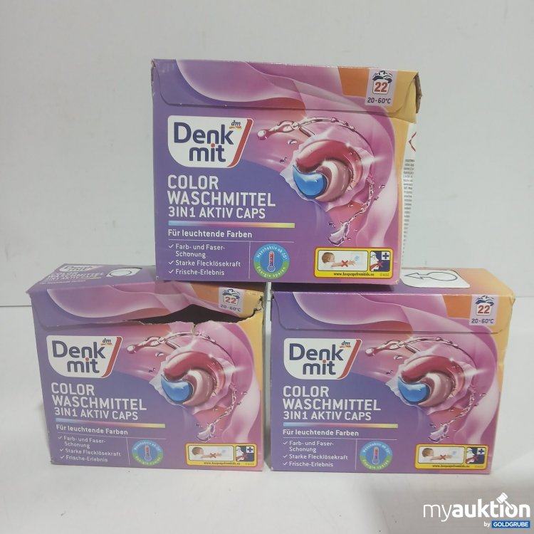 Artikel Nr. 465745: Denk mit Color Waschmittel 3in1 Aktiv Caps je 22Stk
