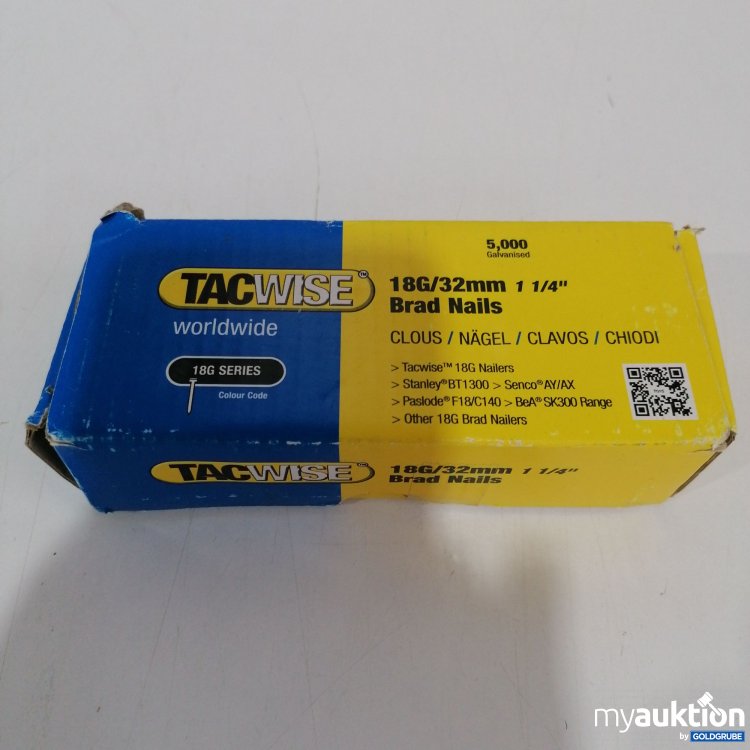 Artikel Nr. 840745 Artikel Nr. 840745: Tac Wise 18G/32mm, 1 1/4", Brad Nails