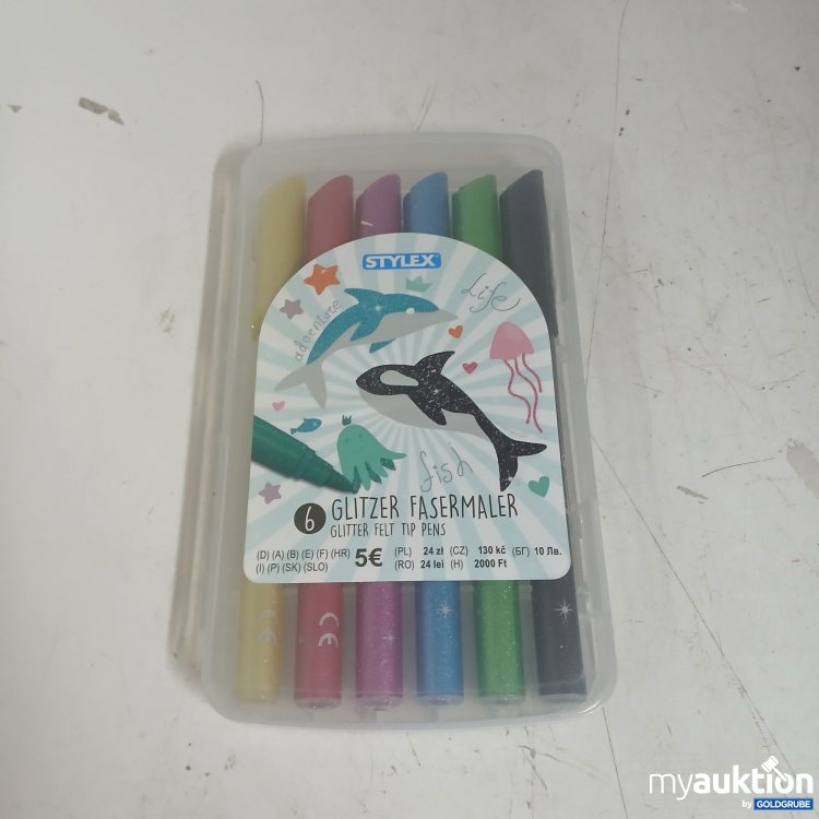 Artikel Nr. 874745: Stylex 6 Glitzer Fasermaler 