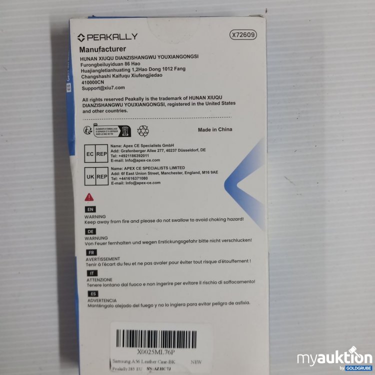 Artikel Nr. 920745: Peakally Samsung A6 Leather Case
