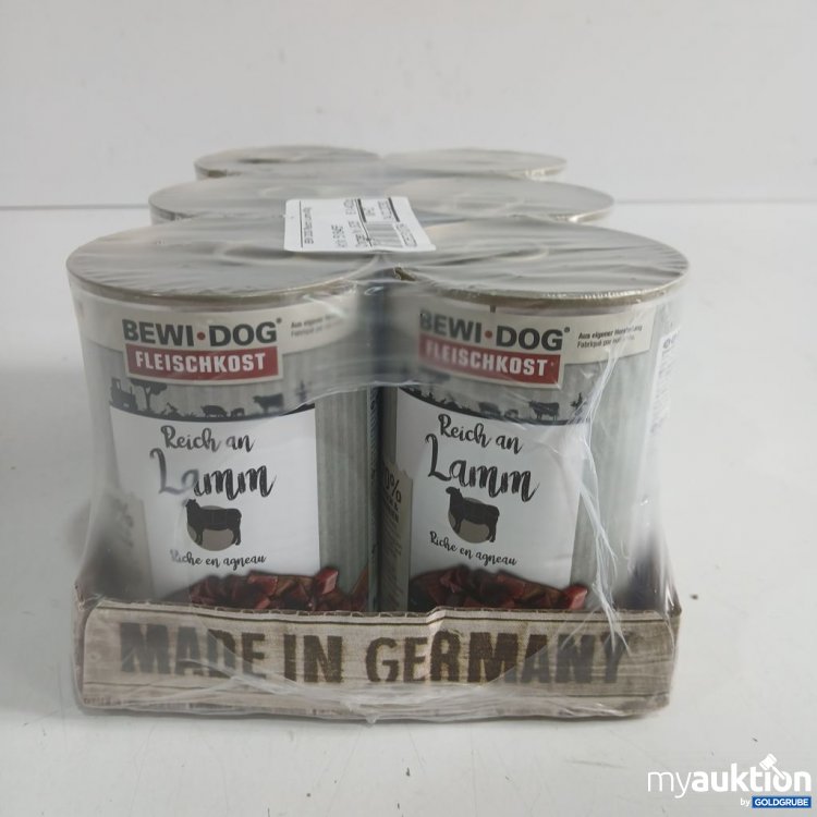 Artikel Nr. 973745: BEWI-DOG Fleischkost Reich an Lamm 6x400 g