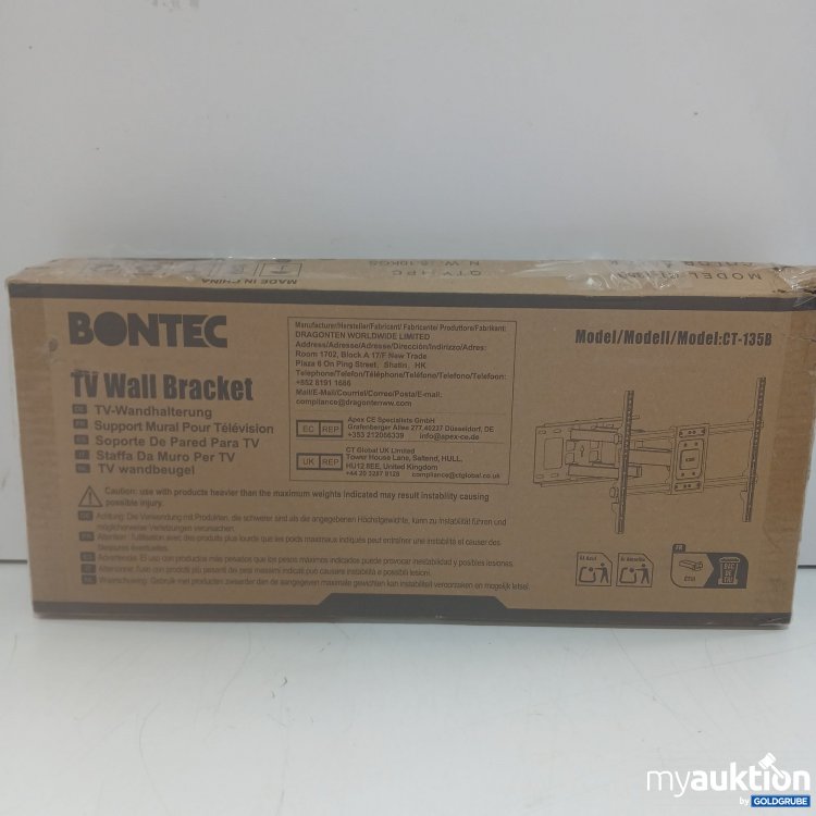 Artikel Nr. 997745 Artikel Nr. 997745: Bontec TV-Wandhalterung CT-135B