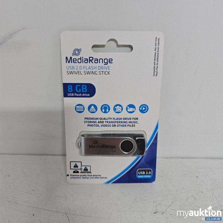 Artikel Nr. 398746 Artikel Nr. 398746: MediaRange USB 2.0 Flash Drive 8GB