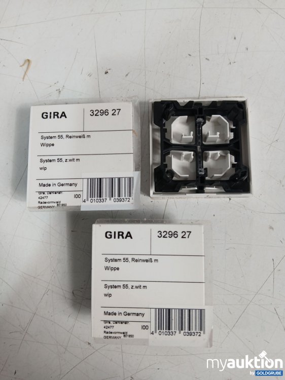 Artikel Nr. 445746 Artikel Nr. 445746: GIRA Wippschalter 3x