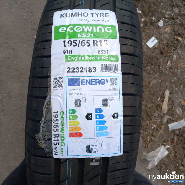 Artikel Nr. 520746 Artikel Nr. 520746: Kumho Tyre Ecowing ES31, 195/65R 15 91H