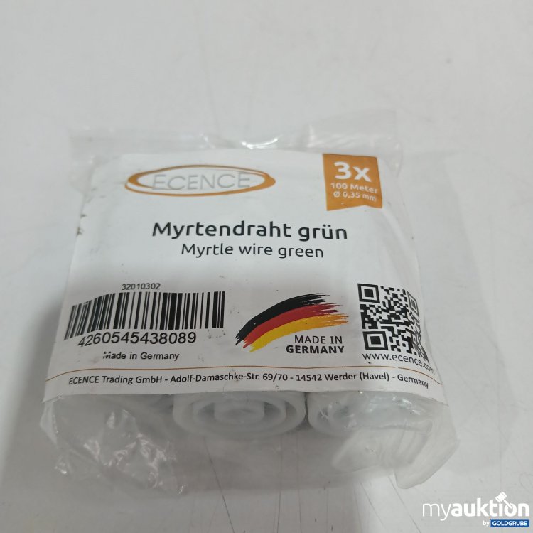 Artikel Nr. 895746: Ecence Myrtendraht grün 3x 100m 