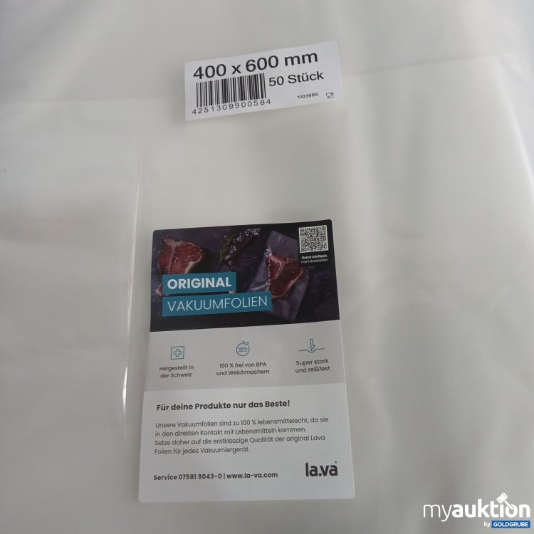 Artikel Nr. 951746: La.va Original Vakuumfolien 400x600mm 50Stk 
