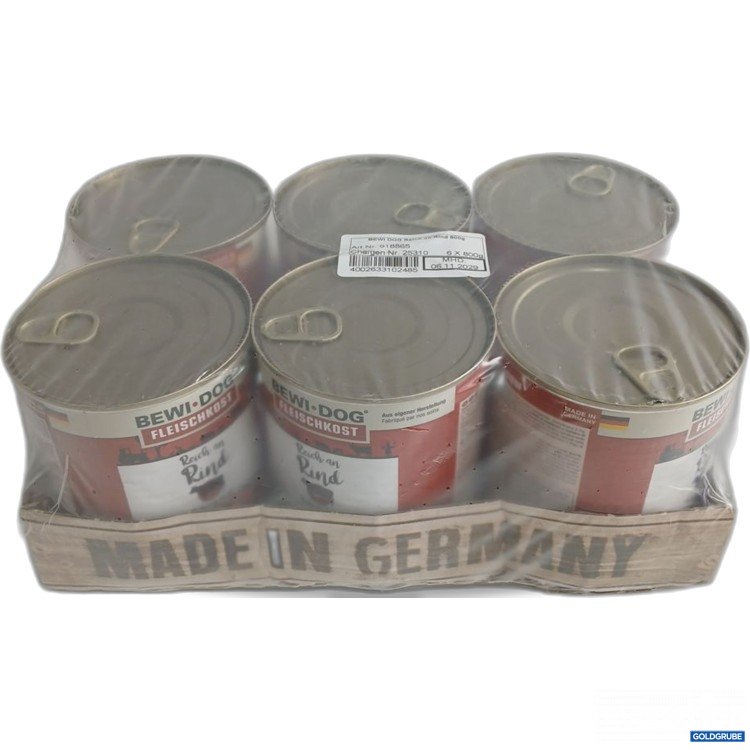 Artikel Nr. 973746: BEWI-DOG Fleischkost Rind 6x800 g