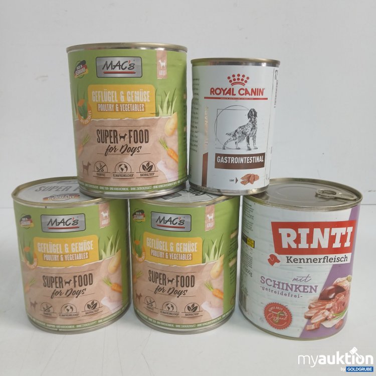 Artikel Nr. 987746: Diverses Hundefutter 4x800g, 1x400g