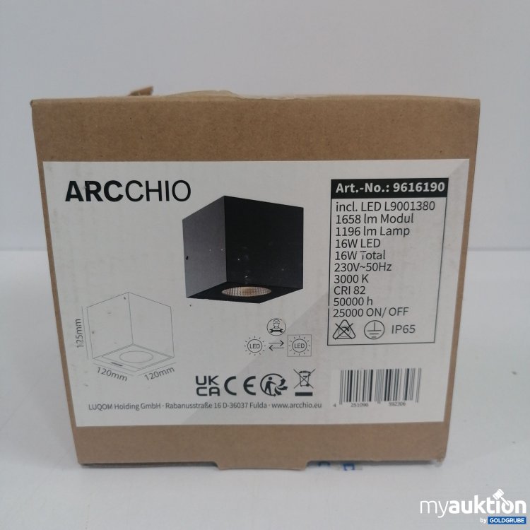 Artikel Nr. 442747 Artikel Nr. 442747: Arcchio Lampe schwarz 9616190 incl LED