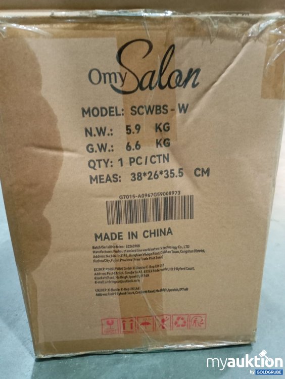 Artikel Nr. 469747 Artikel Nr. 469747: OmySalon Friseurstuhl Modell SCWBS-W