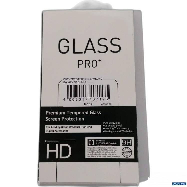 Artikel Nr. 887747: Premium Tempered Glass Screen Protector für Samsung Galaxy S9 