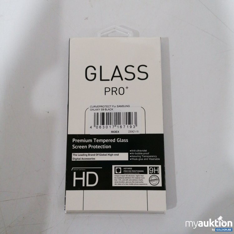 Artikel Nr. 887747: Premium Tempered Glass Screen Protector für Samsung Galaxy S9 