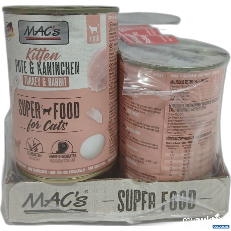Artikel Nr. 893747: Macs Superfood Kitten Pute & Kaninchen 6x400g