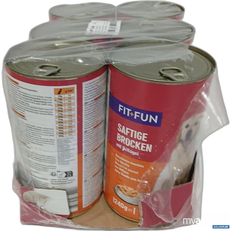 Artikel Nr. 896747: Fit+Fun Saftigr Brocken mit Geflügel 6x1240g 