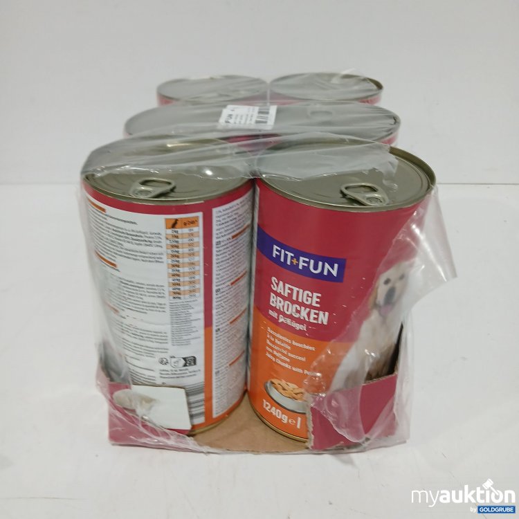 Artikel Nr. 896747: Fit+Fun Saftigr Brocken mit Geflügel 6x1240g 