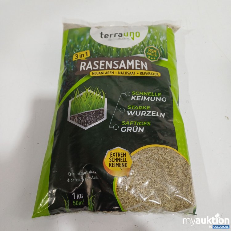 Artikel Nr. 962747: Terrauno 3in1 Rasensamen 1kg 