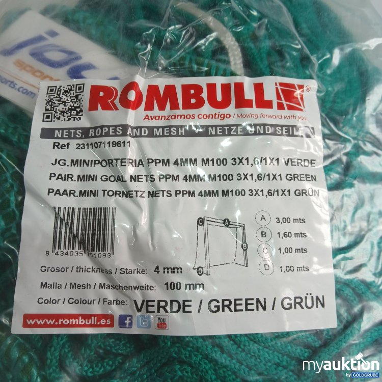 Artikel Nr. 969747: Rombull Tornetz grün 4mm M100mm 3x1,6/1X1 