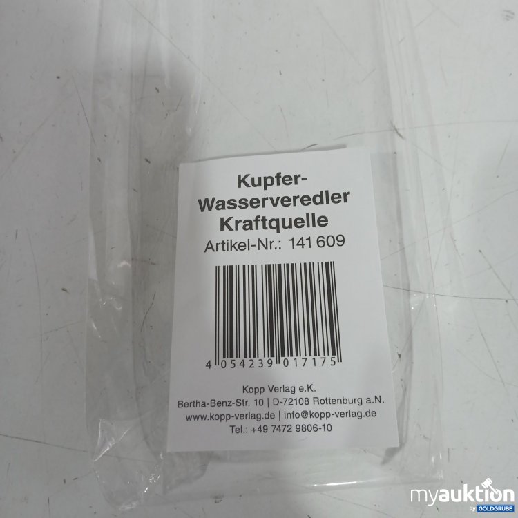 Artikel Nr. 464748: Kupfer Wasserveredler Kraftquelle 141609