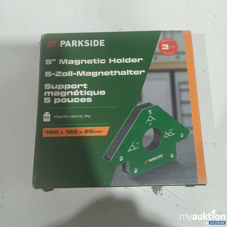 Artikel Nr. 468748 Artikel Nr. 468748: PARKSIDE 5 Zoll Magnethalter 190 x 122 x 25 mm