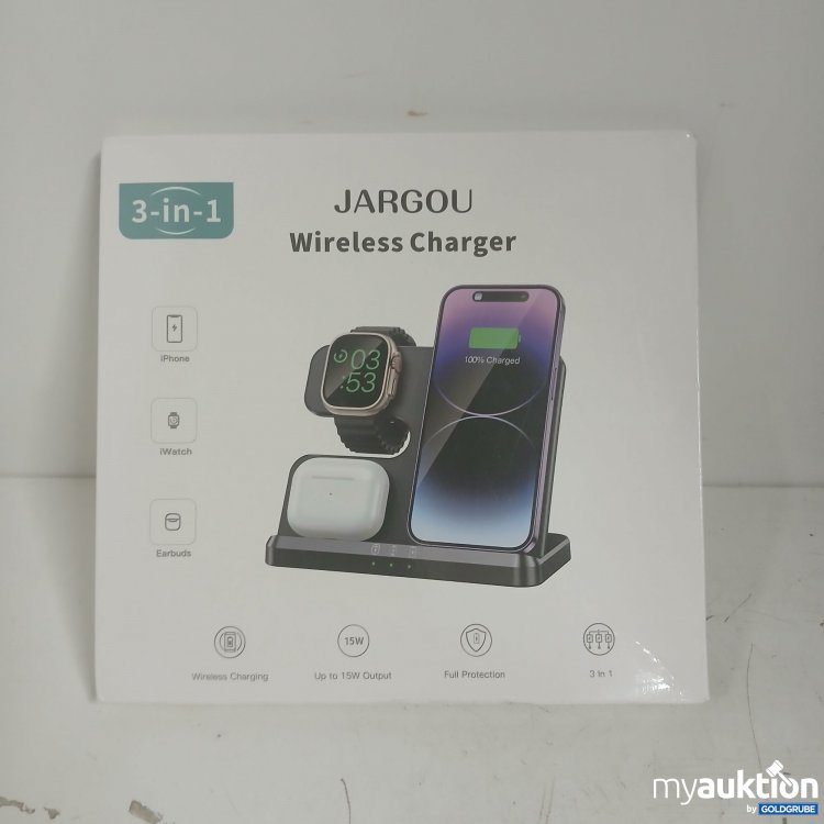 Artikel Nr. 877748 Artikel Nr. 877748: Jargou 3in1 Wireless Charger