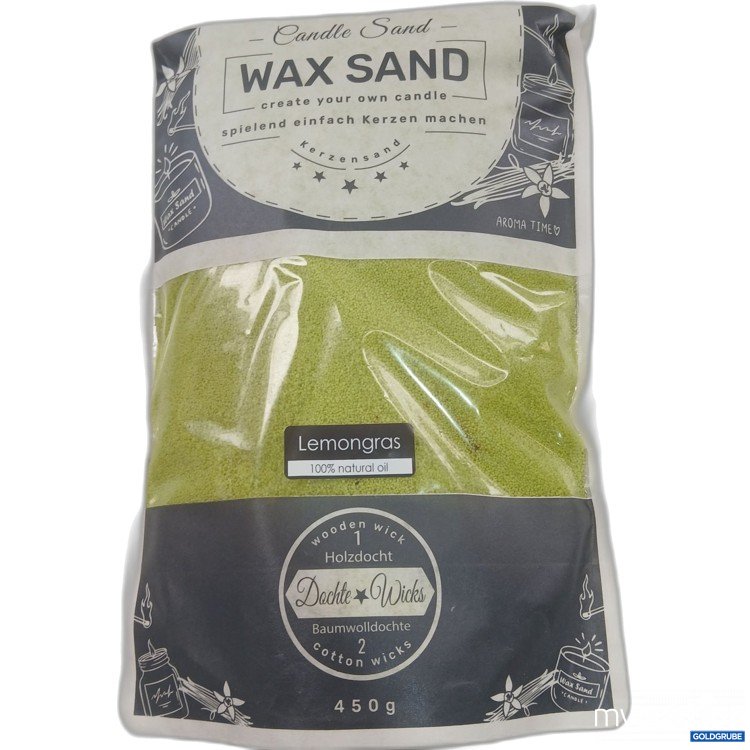 Artikel Nr. 970748: Candle Sand Wax Sand Lemongras 450g 