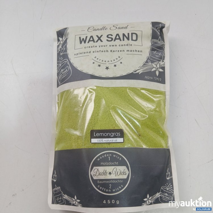 Artikel Nr. 970748: Candle Sand Wax Sand Lemongras 450g 