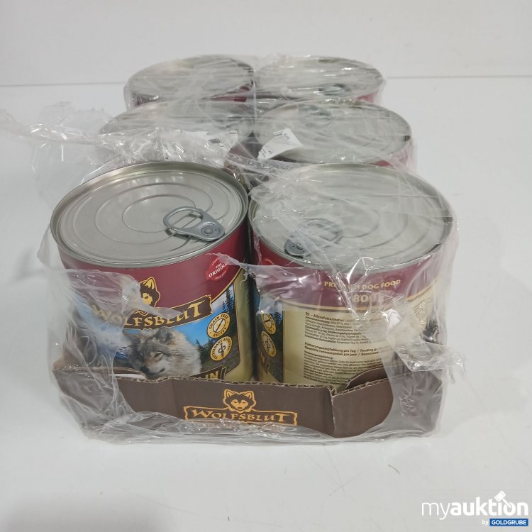 Artikel Nr. 824749 Artikel Nr. 824749: Wolfsblut Adult Hundefutter Wild mit Kartoffeln 6x800g