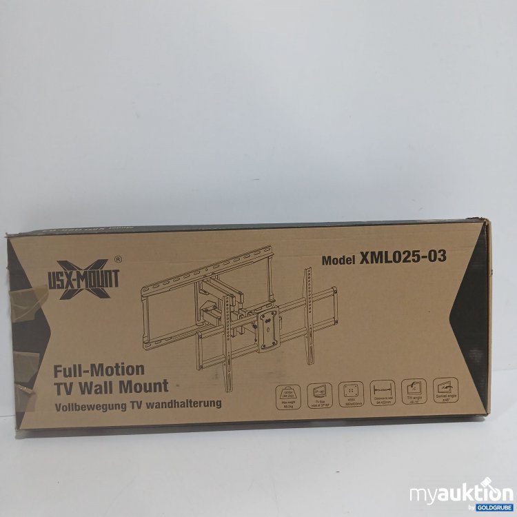 Artikel Nr. 865749: USX-Mount Full-Motion TV Wall Mount XML025-03 