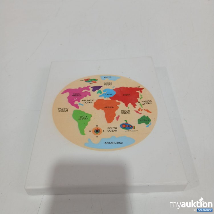 Artikel Nr. 895749: Holzpuzzle der Weltkarte