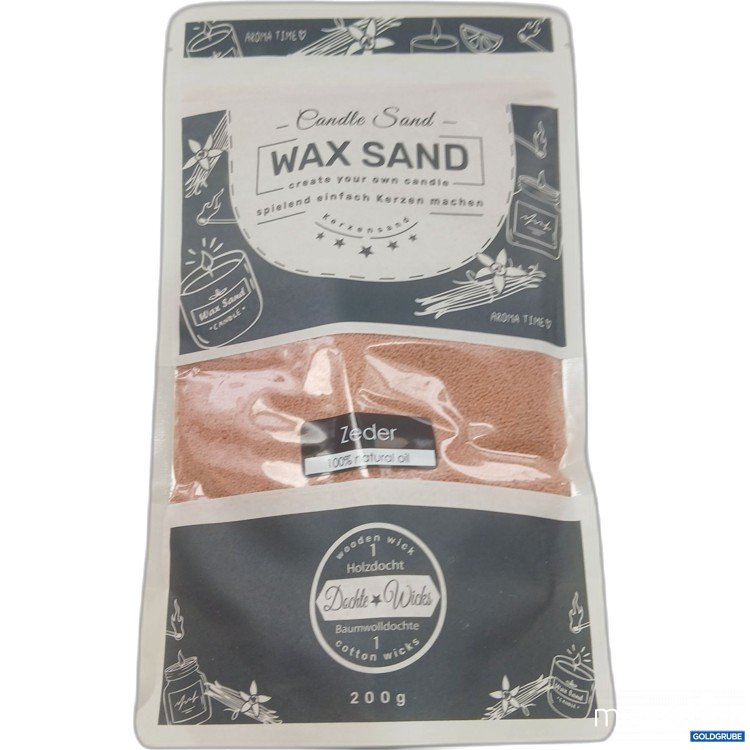 Artikel Nr. 970749: Candle Sand Wax Sand Zeder 200g 