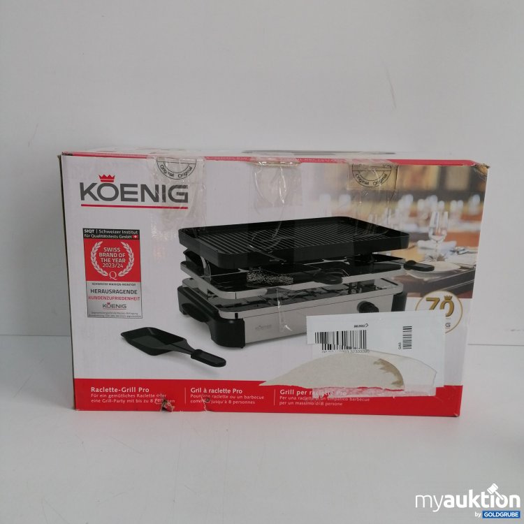 Artikel Nr. 399750 Artikel Nr. 399750: Koenig Raclettegrill Pro 420x170x260 mm