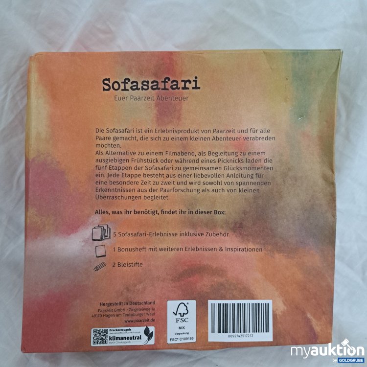 Artikel Nr. 815750 Artikel Nr. 815750: Sofasafari euer Paarzeit Abenteuer