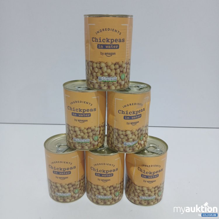 Artikel Nr. 834750 Artikel Nr. 834750: Amazon Chickpeas in water 6x400g