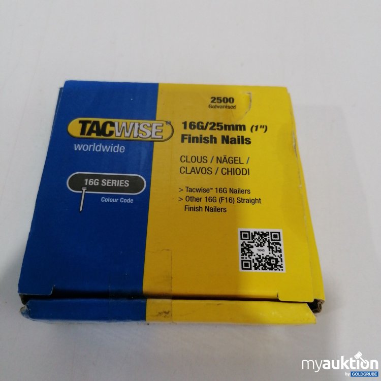 Artikel Nr. 840750 Artikel Nr. 840750: Tac Wise 16G/25mm 1", Finish Nails