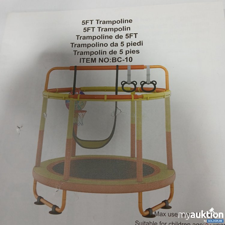 Artikel Nr. 865750: 5FT Trampoline BC-10