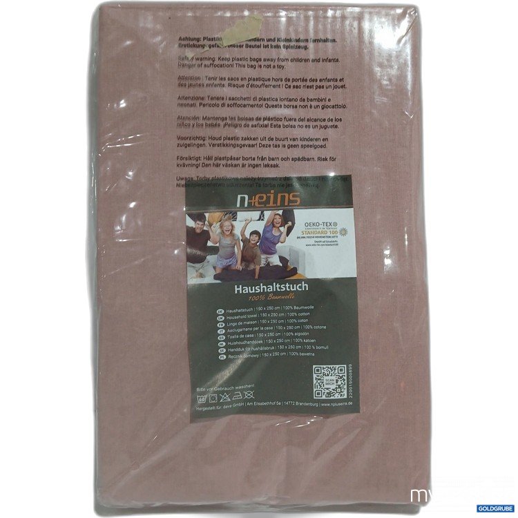 Artikel Nr. 910750: N+eins Haushaltstuch altrosa 150x250cm 