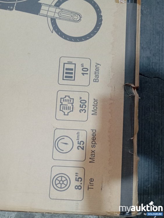 Artikel Nr. 941750 Artikel Nr. 941750: Electric scooter 8,5 Zoll Reifen