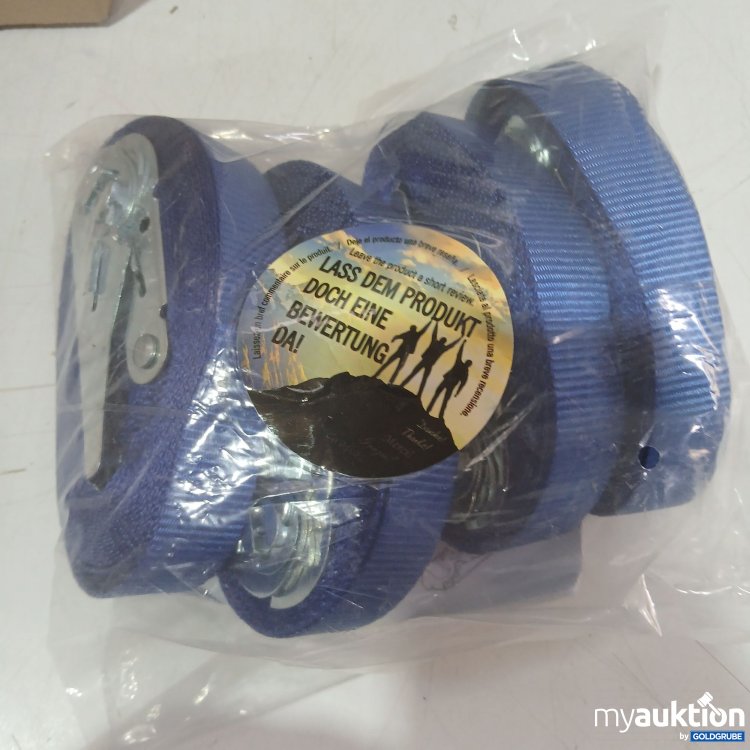 Artikel Nr. 984750: BB Sport Spanngurte blau mit Ratsche 2,5cmx6m 4Stk