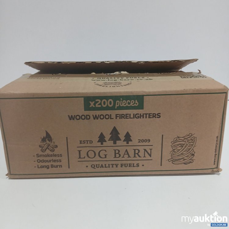 Artikel Nr. 871751 Artikel Nr. 871751: Log Barn Wood Wool Firelighters x200 Pcs.