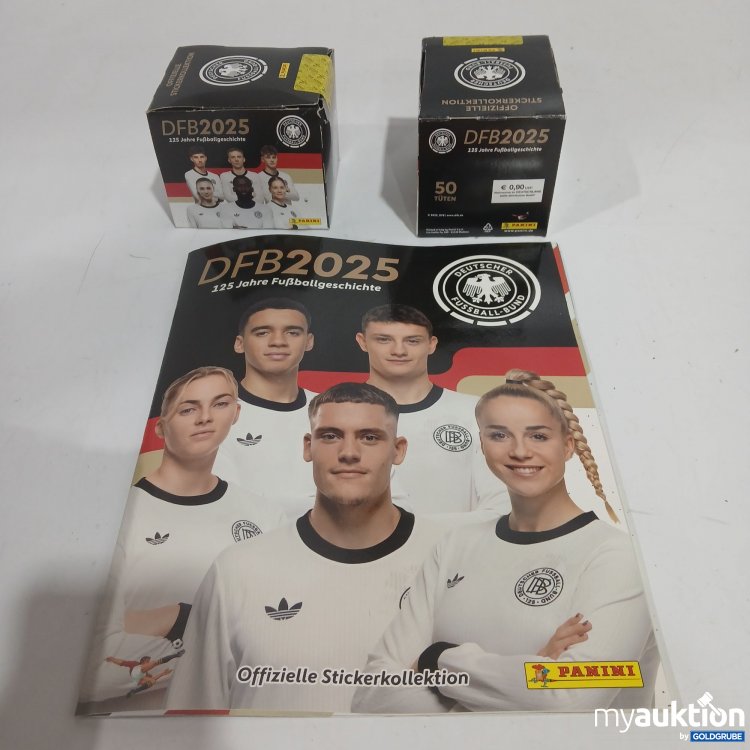 Artikel Nr. 872751 Artikel Nr. 872751: Panini DFB2025 Offizielle Stickerkollektion Album + 2Pkg Sticker je 50Tüten