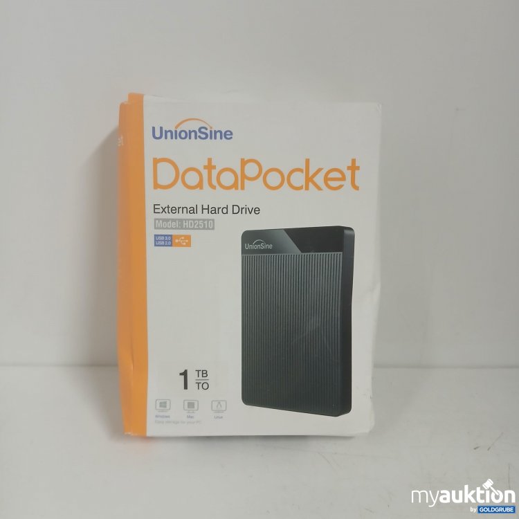Artikel Nr. 877751 Artikel Nr. 877751: UnionSine DataPocket External Hard Drive HD2510 1TB