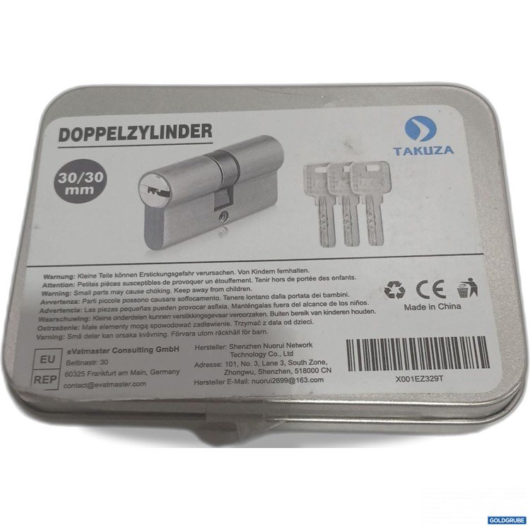 Artikel Nr. 882751: Takuza Doppelzylinder 30/30mm 