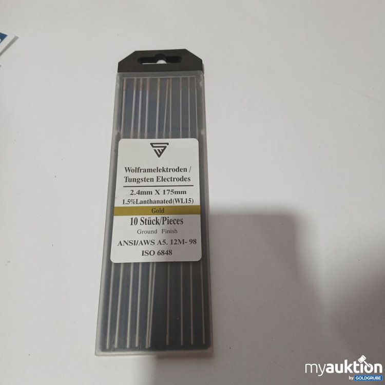 Artikel Nr. 950751: Wolfram-Elektroden 2.4 mm x 175 mm 10 Stück