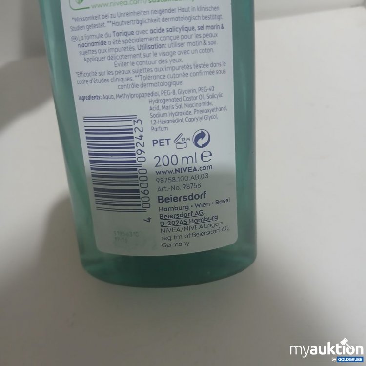 Artikel Nr. 981751 Artikel Nr. 981751: NIVEA Derma Skin Clear Refining Toner