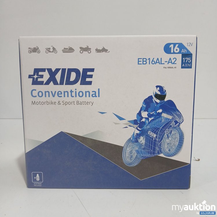 Artikel Nr. 440752: Exide Conventional Motorbike & Sport Battery EB16AL-A2 