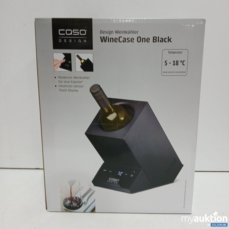 Artikel Nr. 461752 Artikel Nr. 461752: Caso Design Weinkühler WineCase One Black 5-18°C